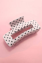 Polka Dot Hair Clip - Pink