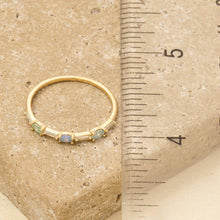 Gold Dipped Assorted Delicate Cz Ring: Silver