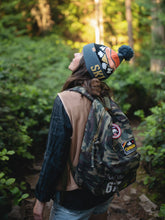 Ski Club Beanie Winter Knit Hat with Pom Pom for Skiing and Snow Sports