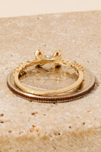 Pearl Stud Ribbon Bow Band Ring - Gold
