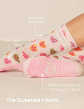 The Tall Tube Print Grip Sock: Ballet Bows Lagree & Pilates