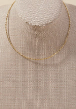 Gold Dipped Twisted Chain Necklace