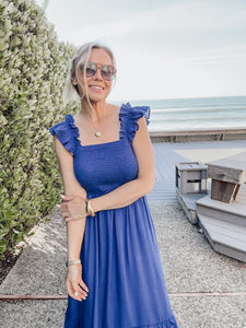 Royal Blue Lagoon Beach Dress