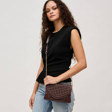Emma Woven Crossbody - Espresso
