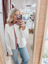 Picnic Point Jacket - White/Red Gingham