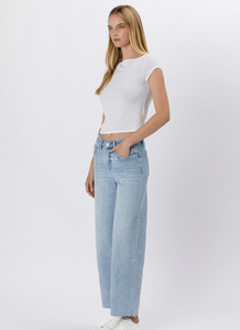 Eilish High Rise Crop Denim Jeans