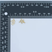 24K Gold Filled Micro Paved CZ Zodiac Sign Charm | A1313 - A1318: Sagittarius