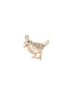 Dainty Bird Charm Bar - Gold
