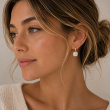Gemstone Mini Drop - Mother of Pearl
