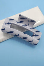 FRESH FISH STYLE RECTANGLE HAIR CLAW CLIPS - Shark