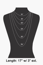 Gradient Stone Beaded Necklace