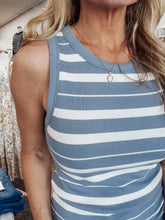 Goes with Everything Tank - Cloud Blue/Ivory