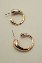 Teardrop Huggie Hoop Earrings