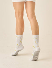 The Tall Tube Print Grip Sock: Ballet Bows Lagree & Pilates