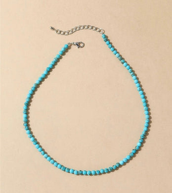 Turquoise Beaded Necklace