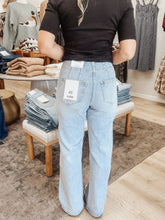 Mica High Rise Wide Leg Denim Jeans - Light Wash