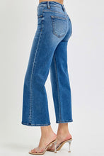 Allie Mid Rise Crop Wide Leg Jean Tummy Control - Medium