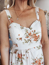FINAL SALE The Marigold Manor Floral Dress - Cream Multi