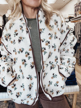 Wildflower Sherpa Zip Up Jacket