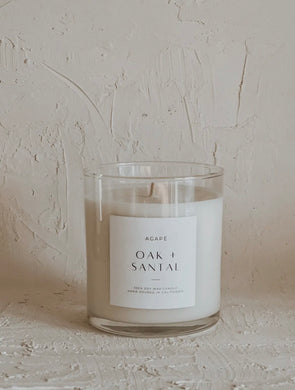 Oak + Santal Candle
