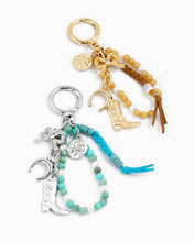 Western Brown Bow Bead Rope Bag Charm