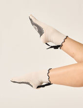 Lucky Honey The Juliet Grippy Sock: White