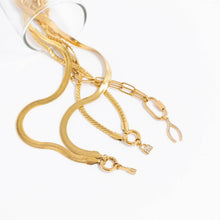18K Gold PVD Stainless Steel Rhinestone Wishbone Charm Bar - Stainless Steel Silver