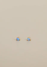 Teardrop - Fire Opal - Gold Earrings