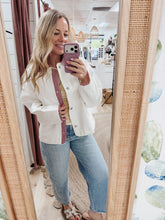 Picnic Point Jacket - White/Red Gingham