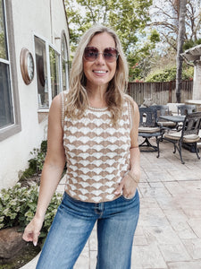 The Marlowe Knit Tank - Khaki