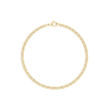 14K Gold Filled Plus™ Diamond Cut Curb Chain Bracelet: 8" / 3mm