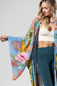 FINAL SALE Golden Bloom Kimono