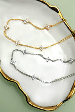 Floral Delicate Bracelet - Silver