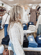 Honeyheart Multi Color Heart Pattern Cardigan Sweater