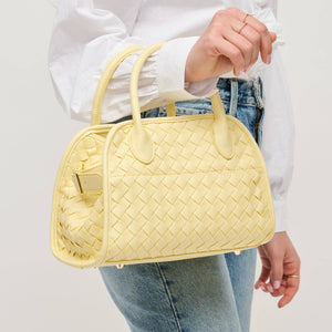 Kristie Woven Crossbody - Chocolate