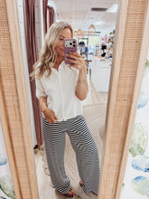 Linden Knit Cardigan Short Sleeve Top - Ivory