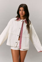Picnic Point Jacket - White/Red Gingham