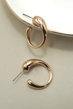 Teardrop Huggie Hoop Earrings