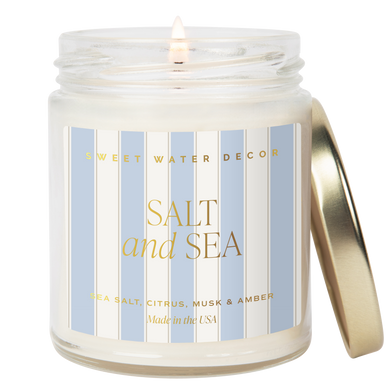 Salt and Sea 9 oz Soy Candle