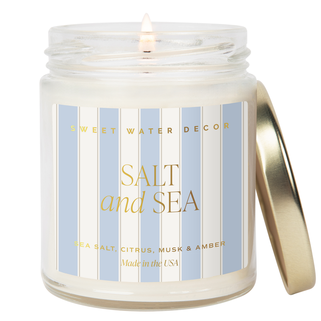 Salt and Sea 9 oz Soy Candle