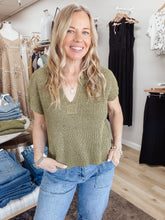 Olive Grove Knit Top