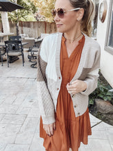 Layer Lover Knit Cardigan - Taupe Multi