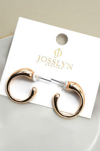 Teardrop Huggie Hoop Earrings