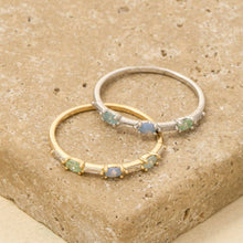 Gold Dipped Assorted Delicate Cz Ring: Gold