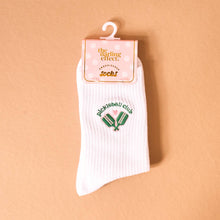 Embroidered Crew Socks–Pickleball Club