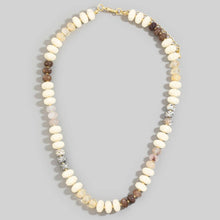 Mixed Rondelle Bead Strand Necklace