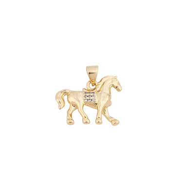 Gold Horse Charm Bar