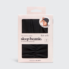 Sleep Beanie with Satin Lining - Black