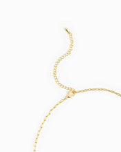 Dainty Starburst Heart Charm Necklace - Gold