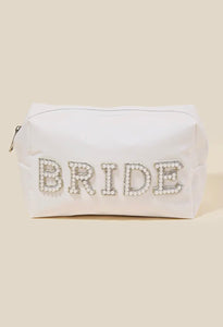 Bride Cosmetic Bag - White